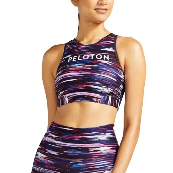 Peloton Melody High Neck Sports Bra - Size Large - Picture 1 of 6